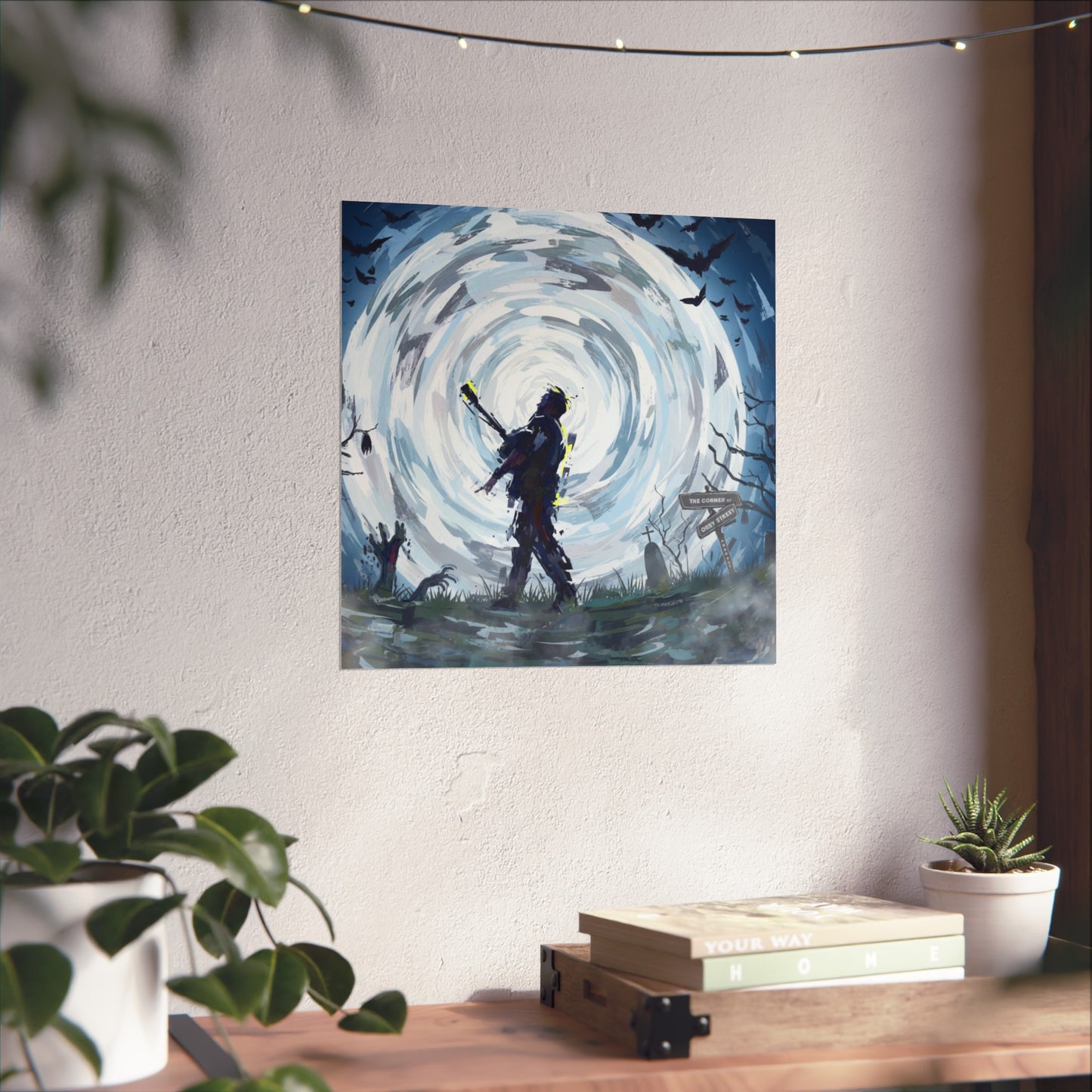 DMB Halloween Fine Art Poster Print — Rock Apocalypse Wall Art