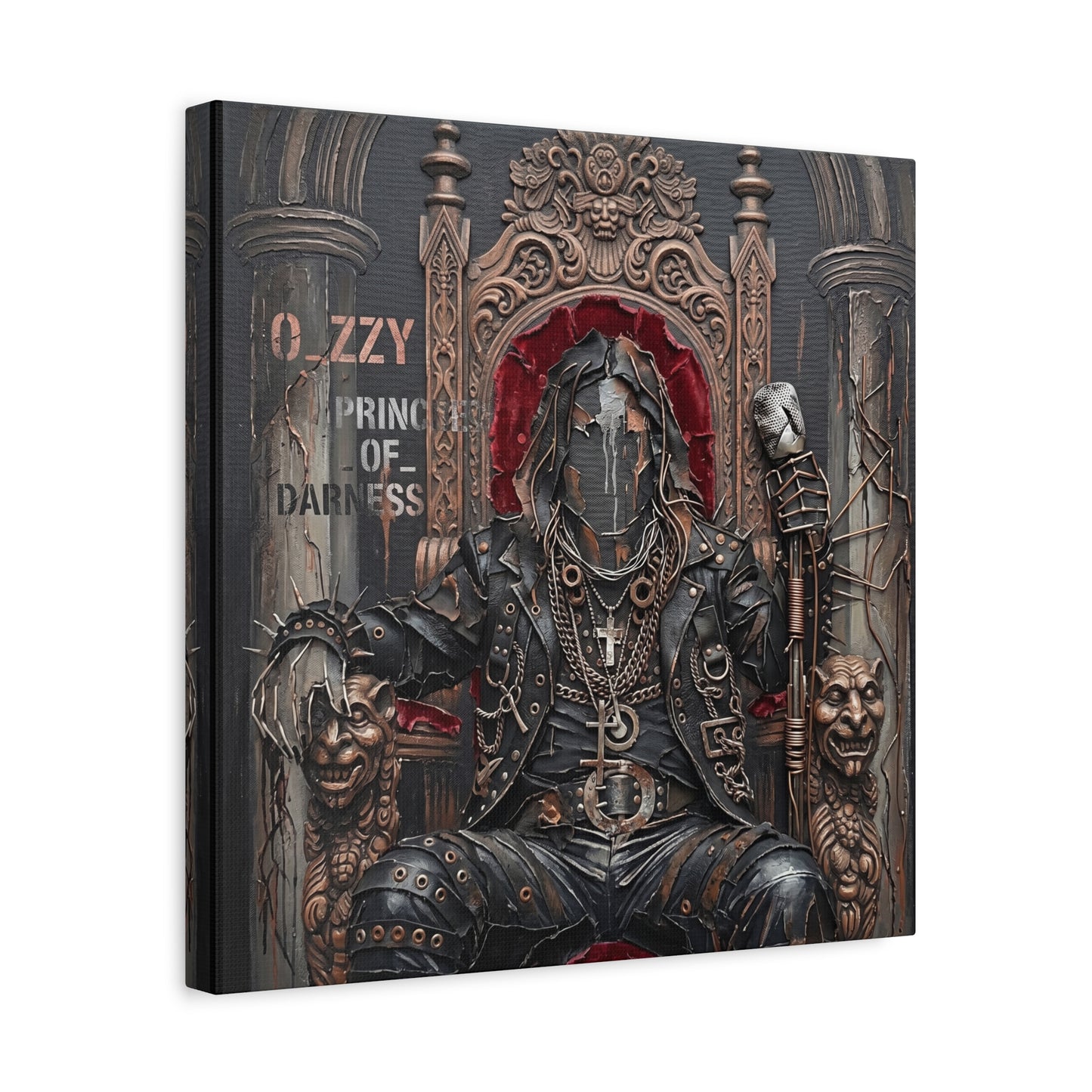 Prince Of Darkness Canvas Art — Matte Stretched Canvas Print