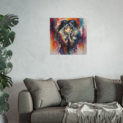 Romantic Embrace Fine Art Poster