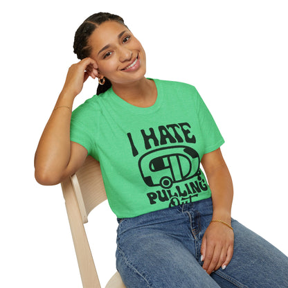 T-Shirt — “I Hate Pulling Out” Camper Graphic Tee