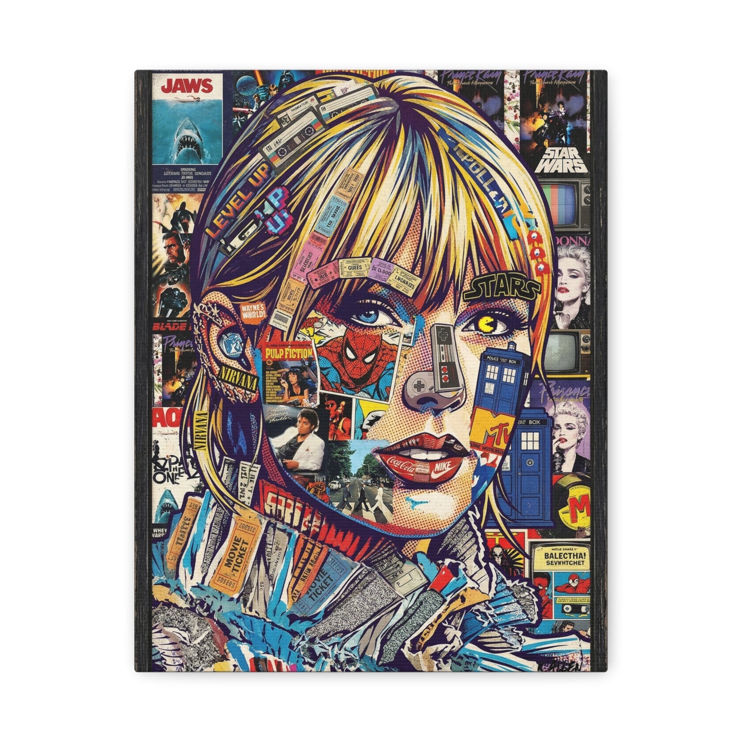 Pop Culture Swift Canvas Wall Art Print