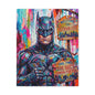 Colorful Gotham City Canvas Art - 'Welcome to Gotham City' Stretched Matte Print