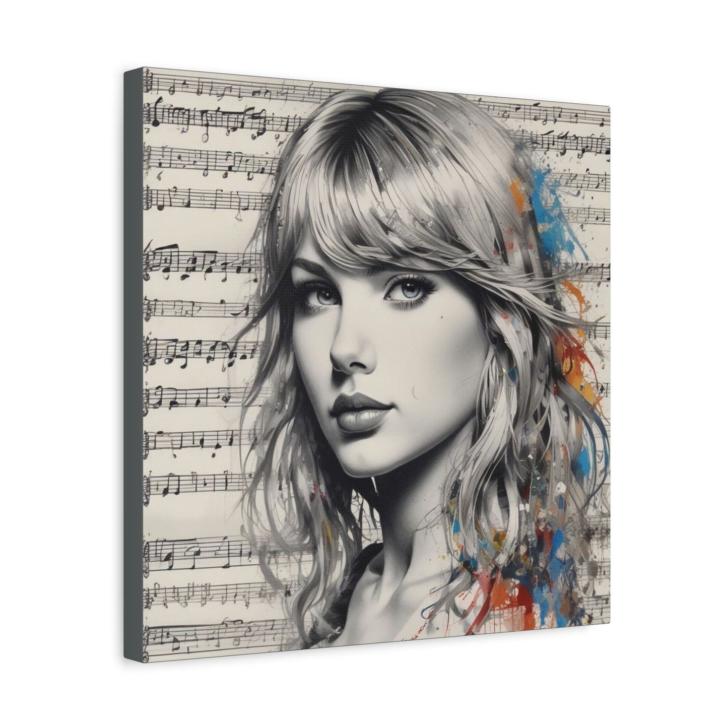 Swift Inspired - Portrait Music Canvas
