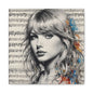 Swift Inspired - Portrait Music Canvas