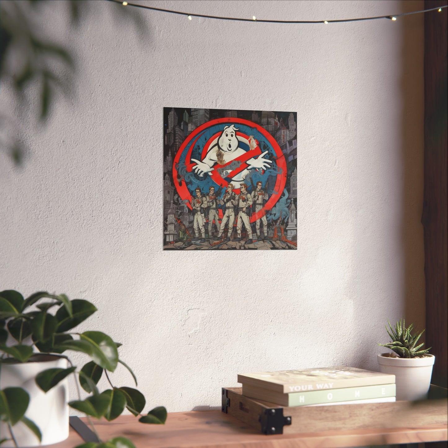 Ghostbusters Vintage Fine Art Poster Print