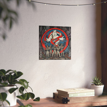 Ghostbusters Vintage Fine Art Poster Print