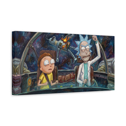 Ricks World 1 Abstract Canvas Wall Art — Matte Stretched 1.25"
