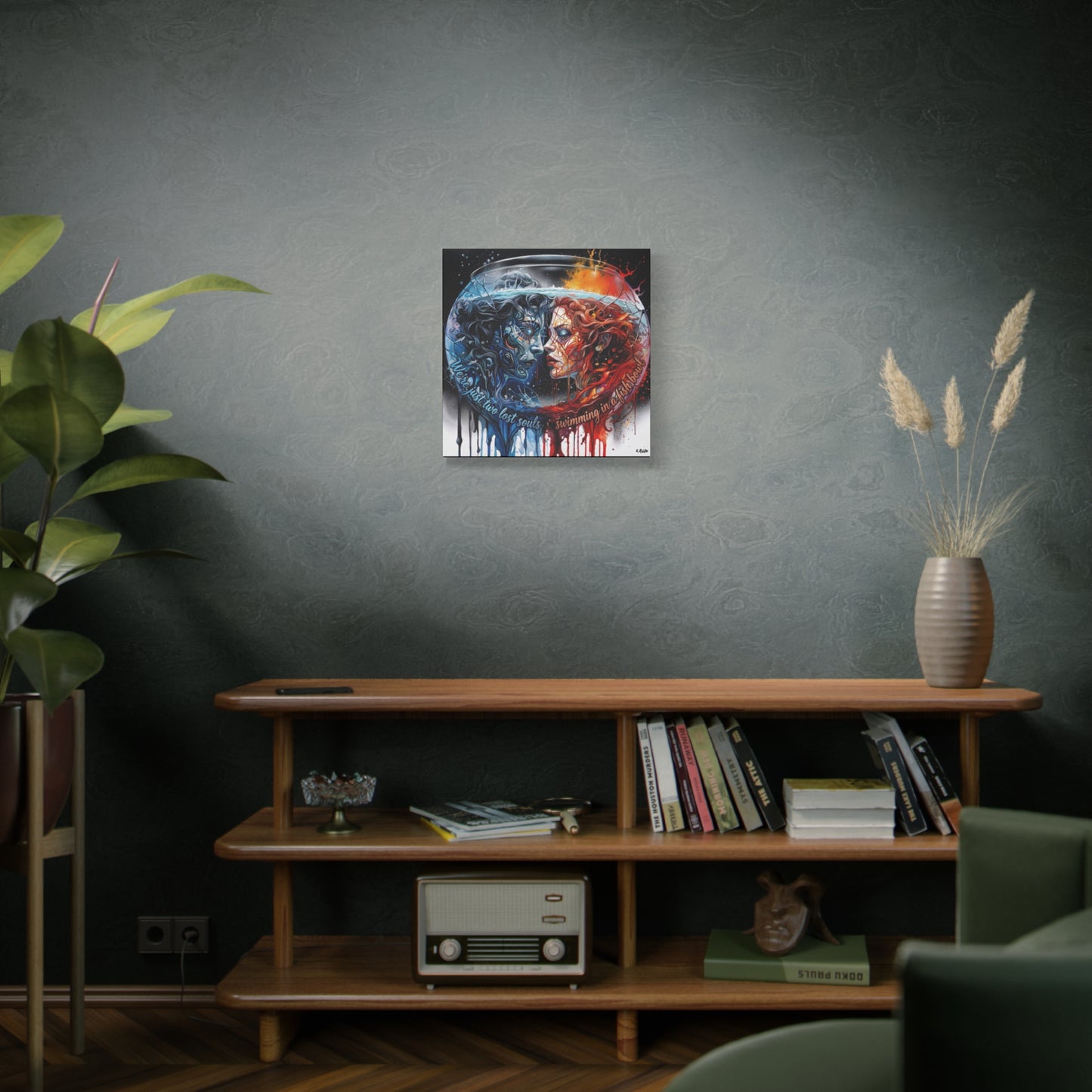 Two Lost Souls Canvas Art — Matte Stretched Canvas Print