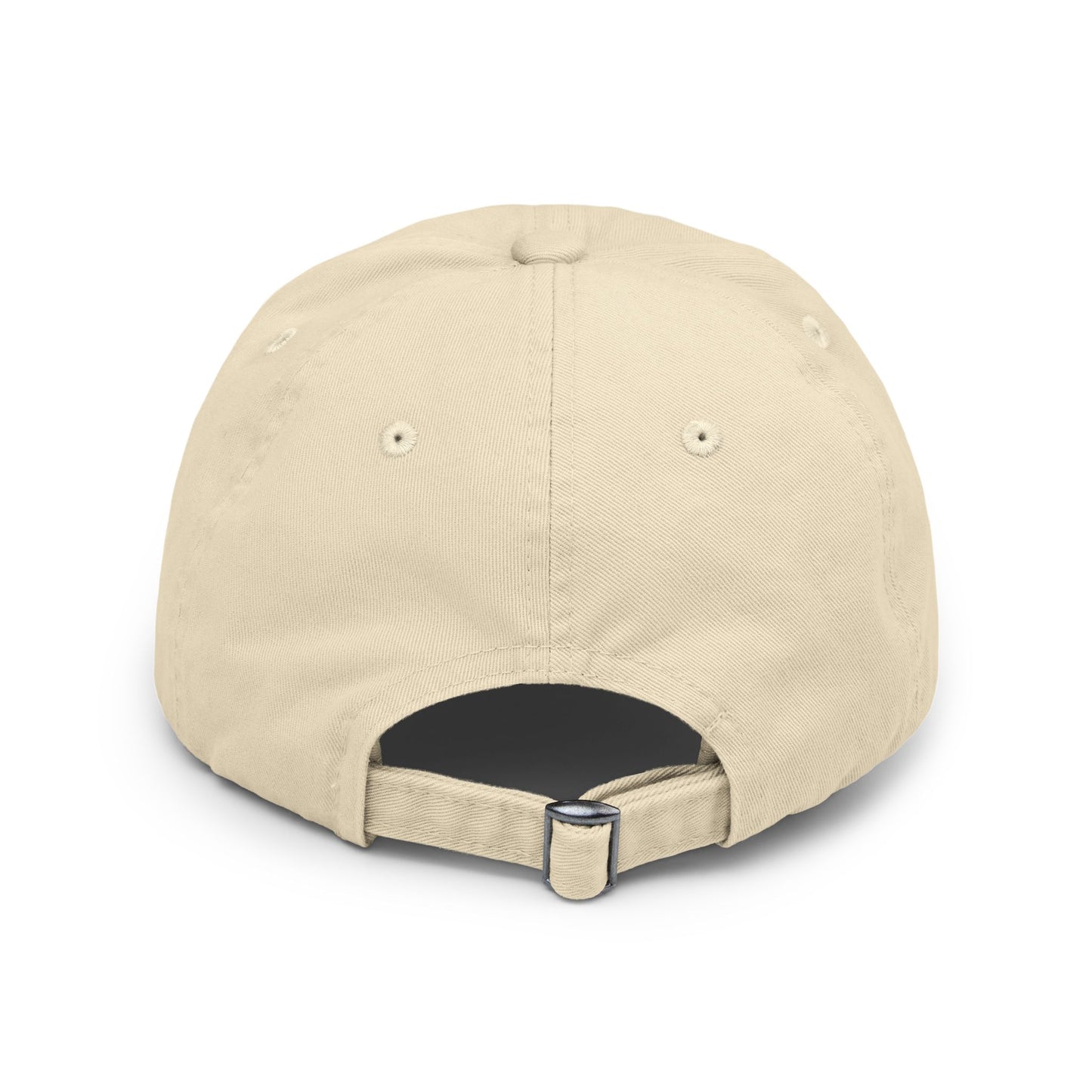 Distressed Dad Hat — "Feeding, Financing & F***ing" Bold Script Cap
