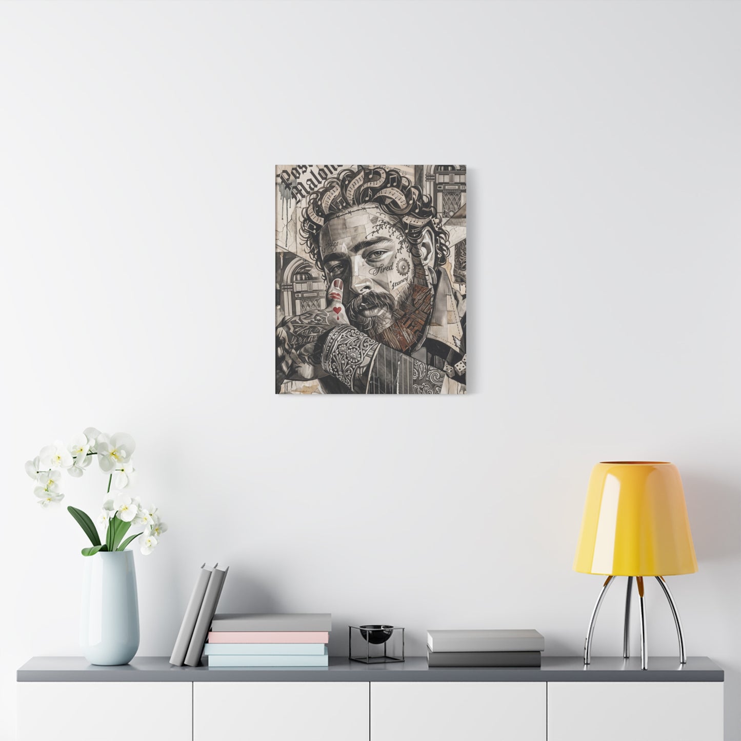 Post Portrait Matte Canvas Wall Art, Stretched 1.25"