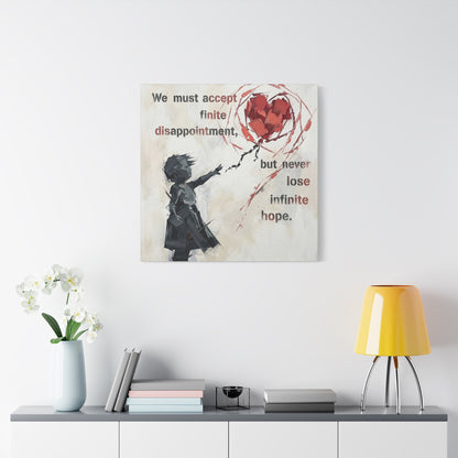 Hope Abstract Canvas Wall Art Print — Matte Stretched Canvas
