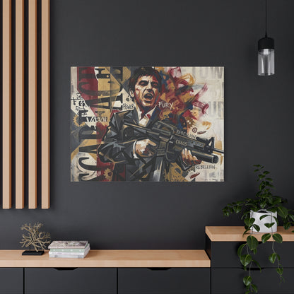 Tony's War Canvas Wall Art Print