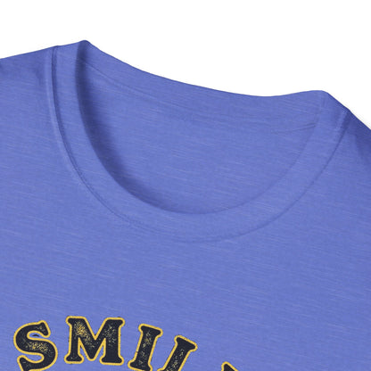 Wine Smile T-Shirt — "Smile I Found Wine" Retro Smiley Tee