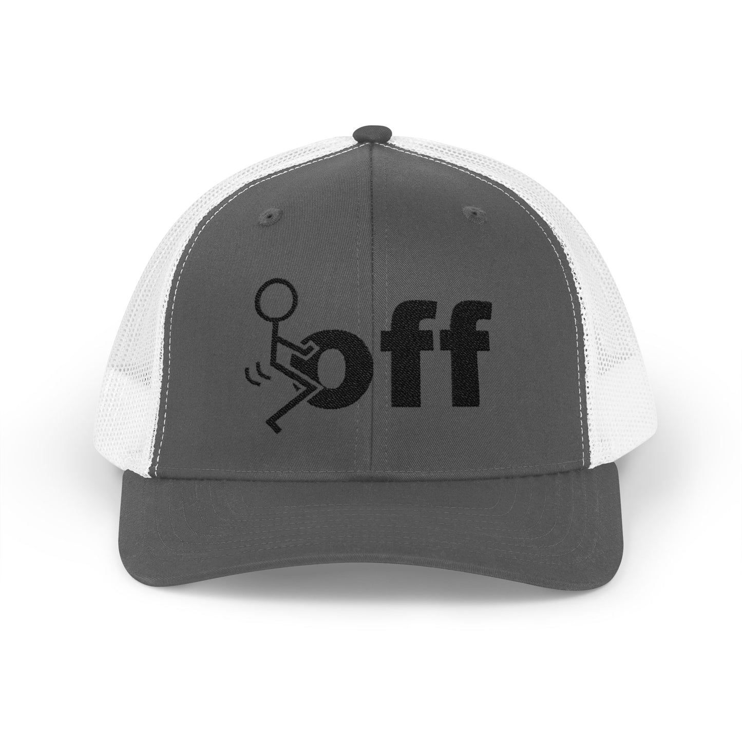 Trucker Hat — Stick Figure F*uck ‘Off’ Graphic Snapback