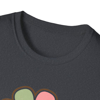 Cool Moms Club T-Shirt — Retro Floral Smiley Tee for Trendy Moms