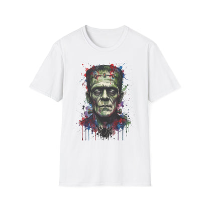 Frankenstein Watercolor Portrait T-Shirt