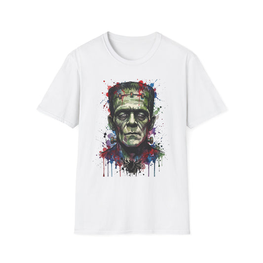 Frankenstein Watercolor Portrait T-Shirt