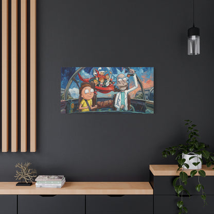 Ricks World 3 Abstract Canvas Wall Art — Matte Stretched 1.25"