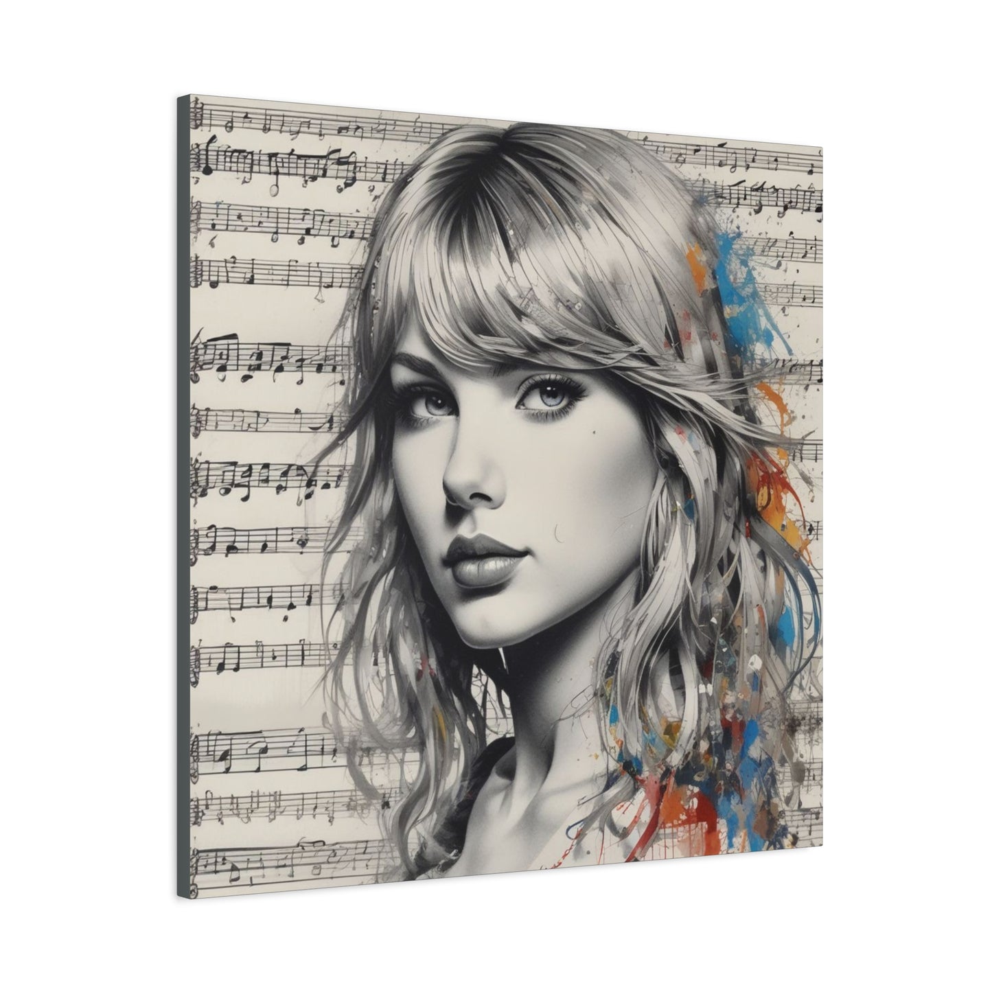 Swift Inspired - Portrait Music Canvas