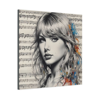 Swift Inspired - Portrait Music Canvas