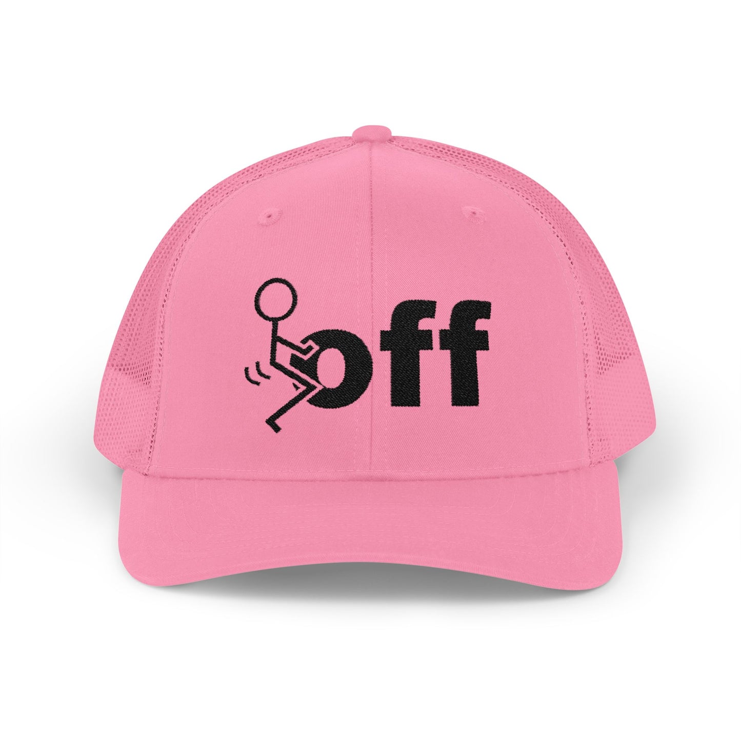 Trucker Hat — Stick Figure F*uck ‘Off’ Graphic Snapback