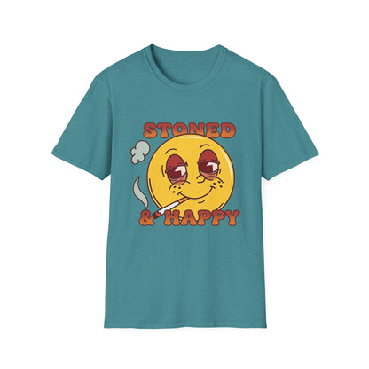 Stoned & Happy Smiley T-Shirt