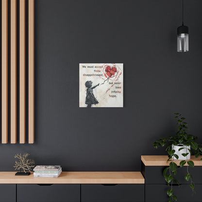 Hope Abstract Canvas Wall Art Print — Matte Stretched Canvas