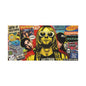 1990's Pop Culture Abstract Canvas Wall Art — Matte Stretched 1.25"