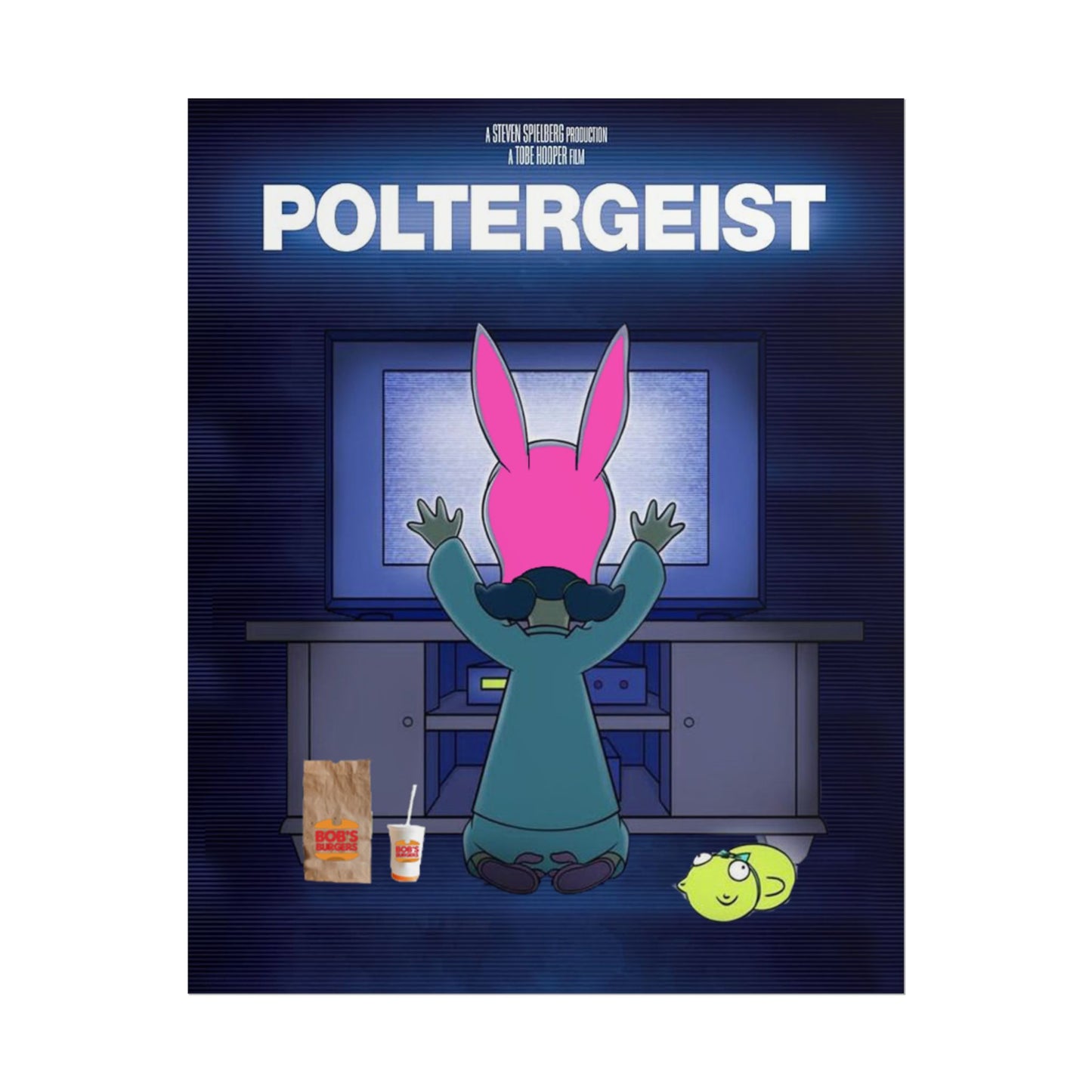 Poltergeist Burger Movie Poster - Rolled Horror Poster