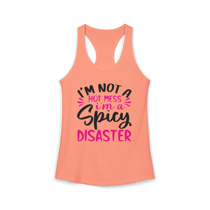 Women's Ideal "Hot Mess" Racerback Tank