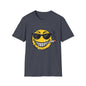 Smokin' Cool Emoji T-Shirt — Retro Grinning Face with Sunglasses & Cigar