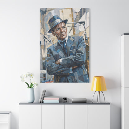 G.O.A.T Basketball Portrait Matte Canvas Wall Art, Stretched 1.25"