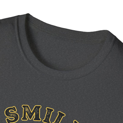 Wine Smile T-Shirt — "Smile I Found Wine" Retro Smiley Tee