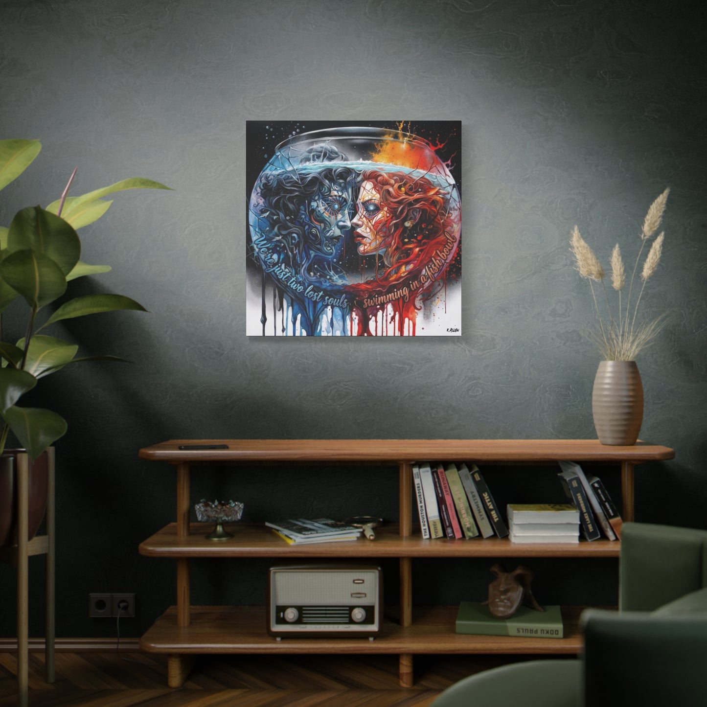 Two Lost Souls Canvas Art — Matte Stretched Canvas Print