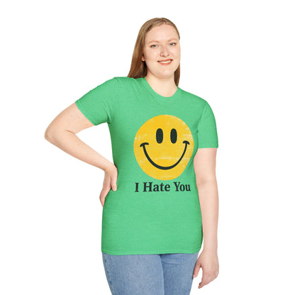 I Hate You Smiley T-Shirt