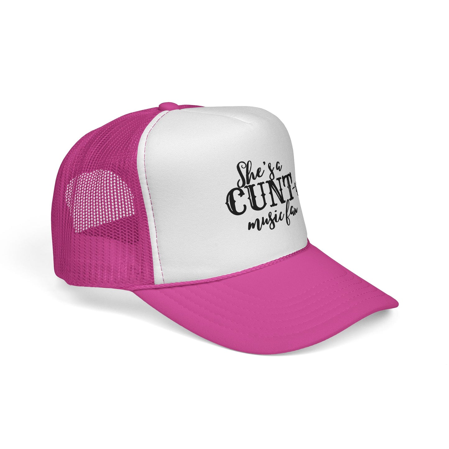 Trucker Hat — "She's a CUNT-y Music Fan" Graphic Cap