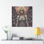 Zombie Swift Matte Canvas Wall Art — Gory Gothic Horror Illustration