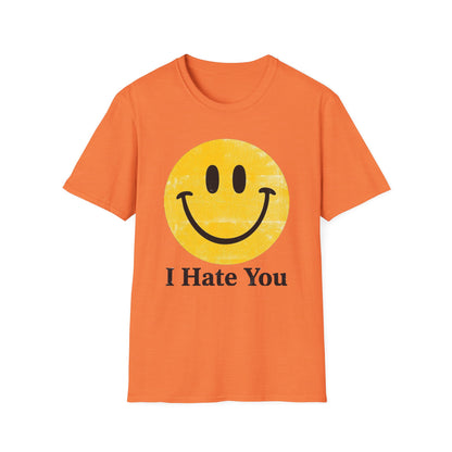 I Hate You Smiley T-Shirt