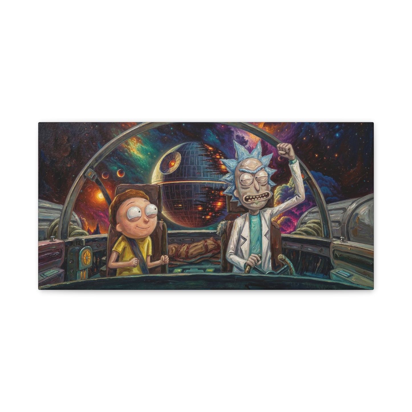 Ricks World 2 Abstract Canvas Wall Art — Matte Stretched 1.25"