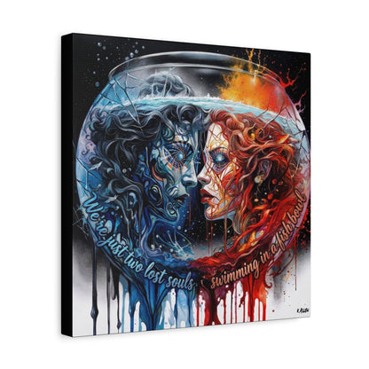 Two Lost Souls Canvas Art — Matte Stretched Canvas Print