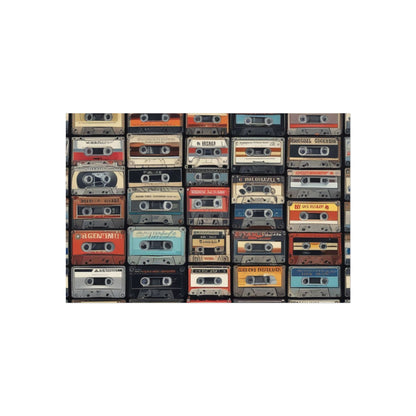 Cassette Tape Collage Fine Art Poster