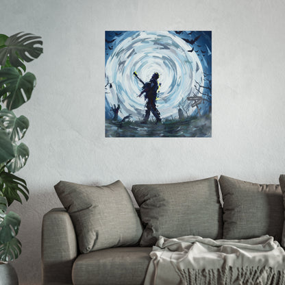 DMB Halloween Fine Art Poster Print — Rock Apocalypse Wall Art
