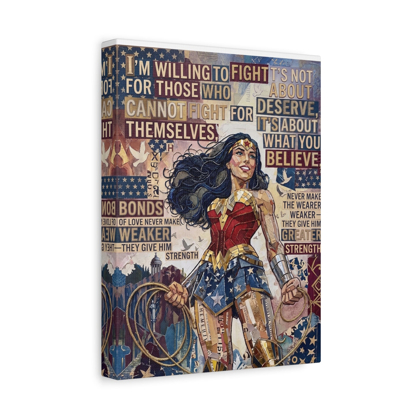 Woman Warrior Canvas Wall Art Print