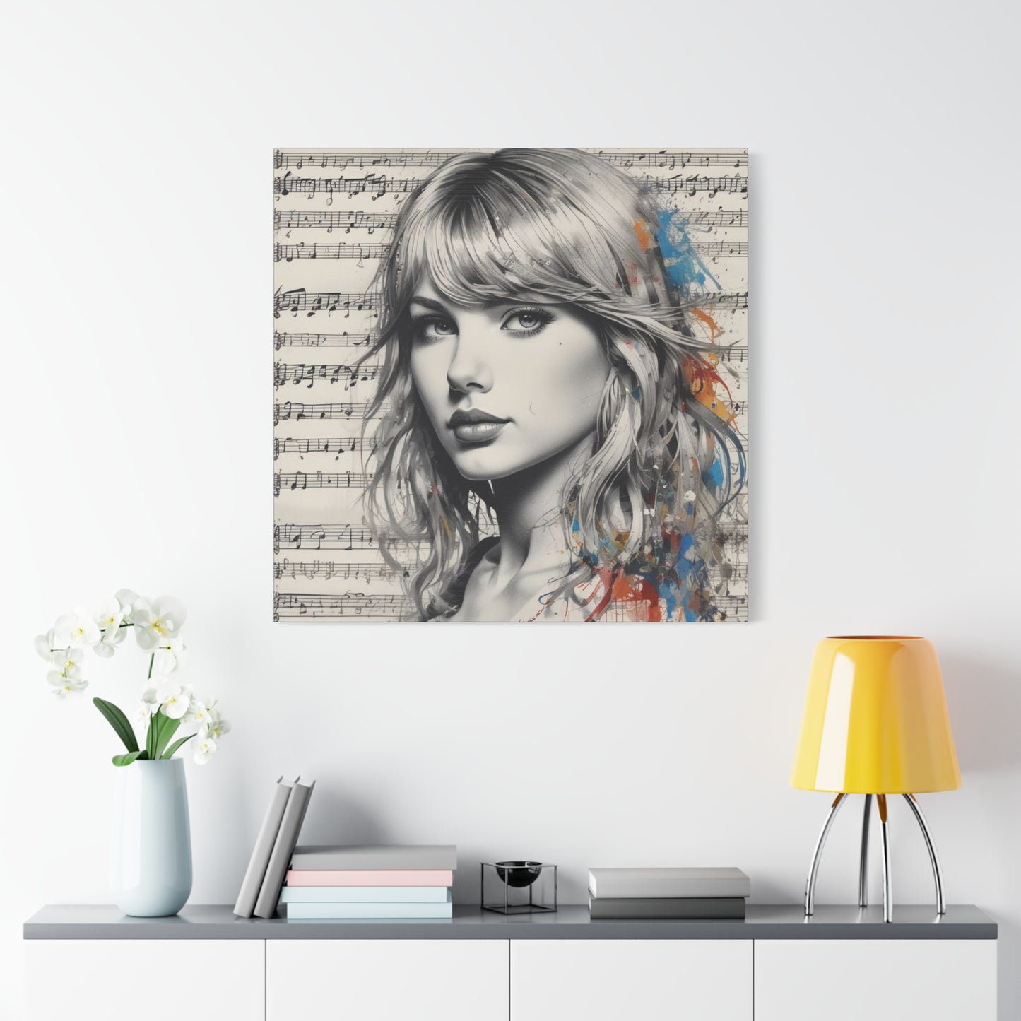 Swift Inspired - Portrait Music Canvas