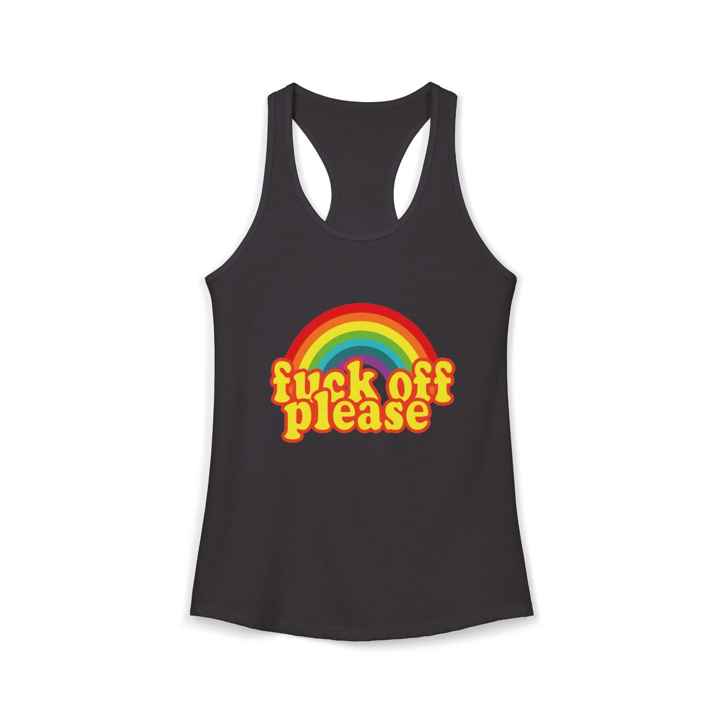 Women's Ideal "F*ck Off Please" Racerback Tank