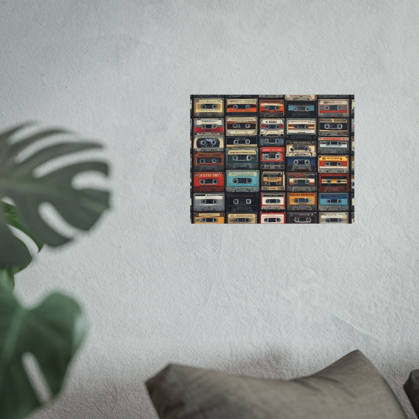 Cassette Tape Collage Fine Art Poster