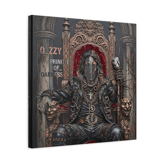 Prince Of Darkness Canvas Art — Matte Stretched Canvas Print