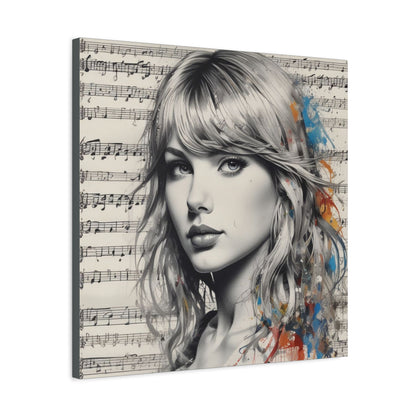 Swift Inspired - Portrait Music Canvas
