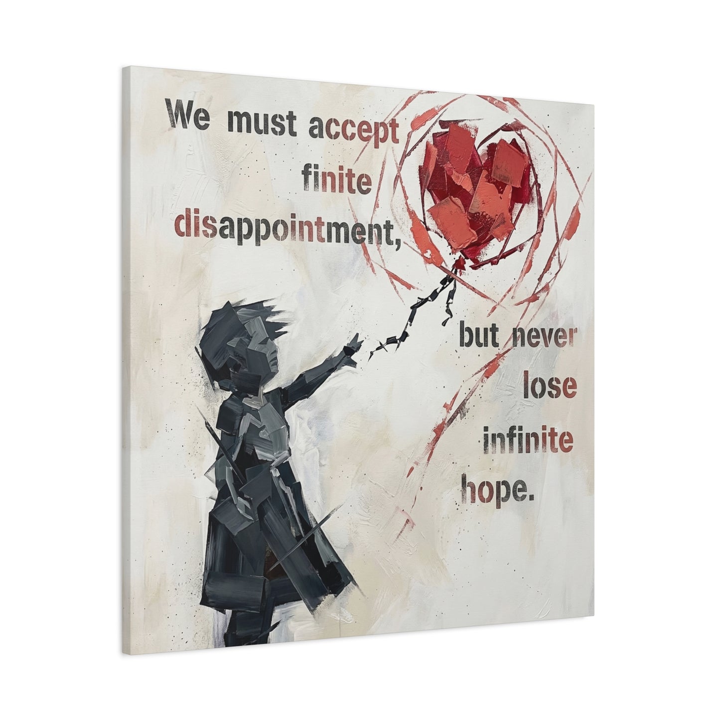Hope Abstract Canvas Wall Art Print — Matte Stretched Canvas
