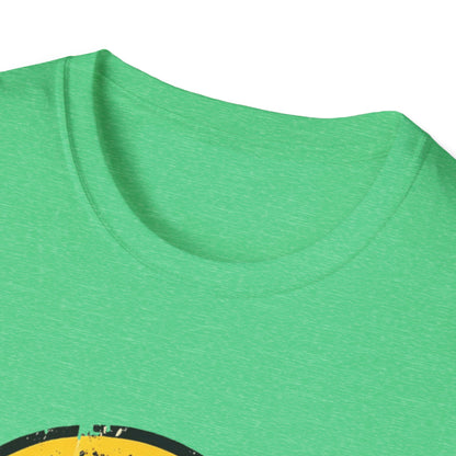 Smokin' Cool Emoji T-Shirt — Retro Grinning Face with Sunglasses & Cigar